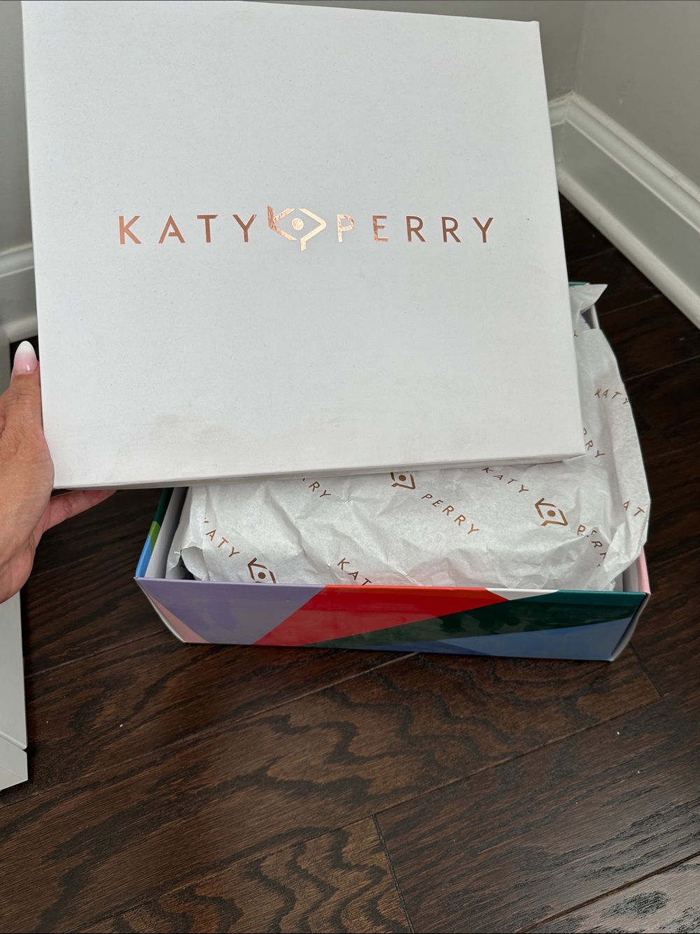 Katy Perry over the knee optic white boot - Picture 5 of 6